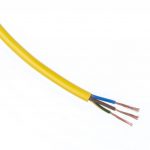 Ronde PU kabel H05/7BQ-F geel 3x2