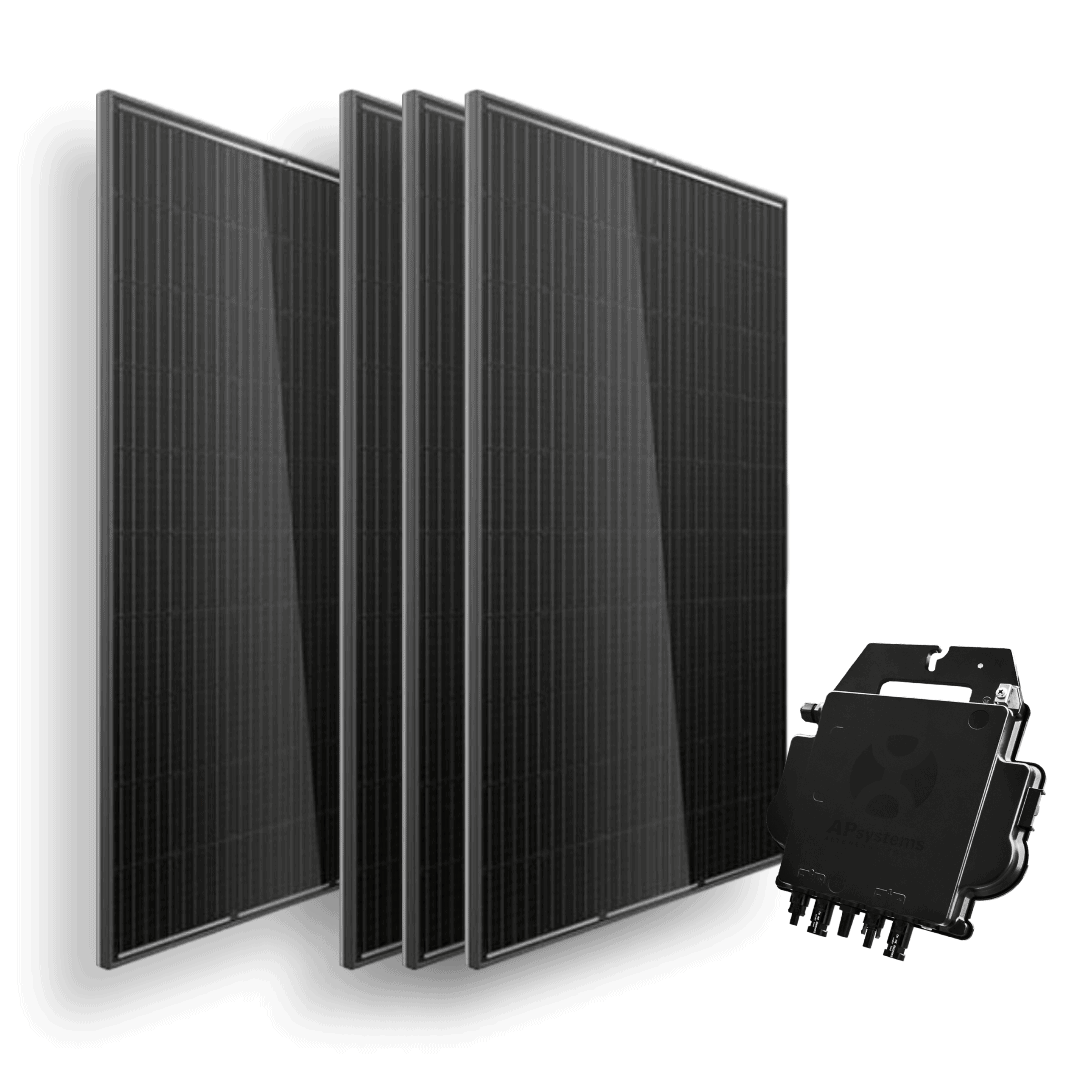Doe het zelf pakket zonnepanelen - 4 panelen