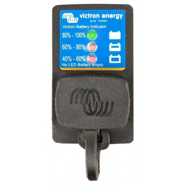 Dit Victron accu-indicator paneel met DC-stekker voor Victron BlueSmart IP65-laders