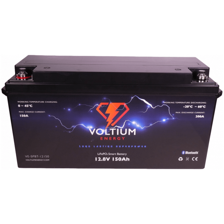 voltium 12,8v 150ah lithium batterij