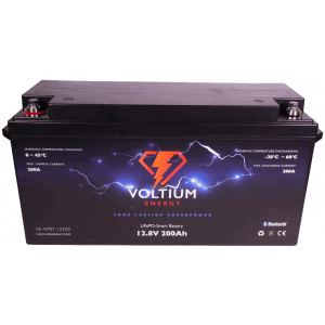 voltium 12,8v 200ah lithium batterij