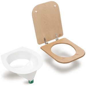 Urinescheider zelfbouw toilet