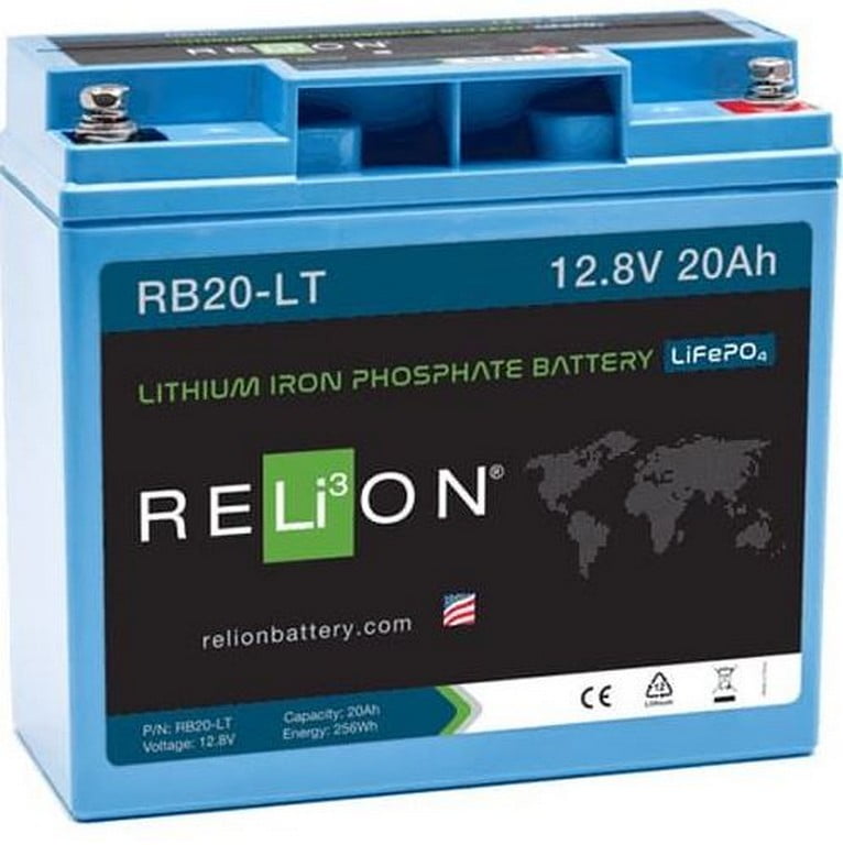 Relion RB20-LT 12V/20Ah Lithium Ion LiFePO4 Battery
