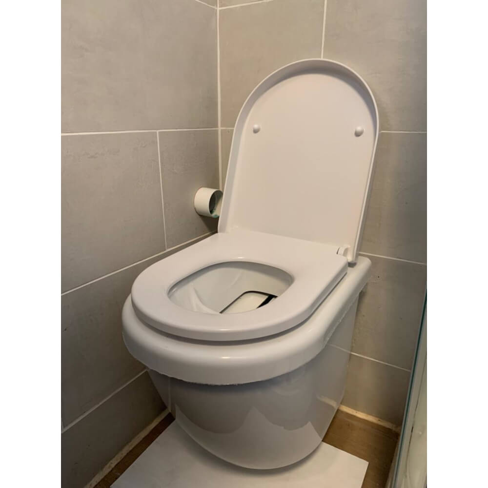 Ecosave Comfort MO Hangtoilet Urine Scheidend Droogtoilet Verstelbaar