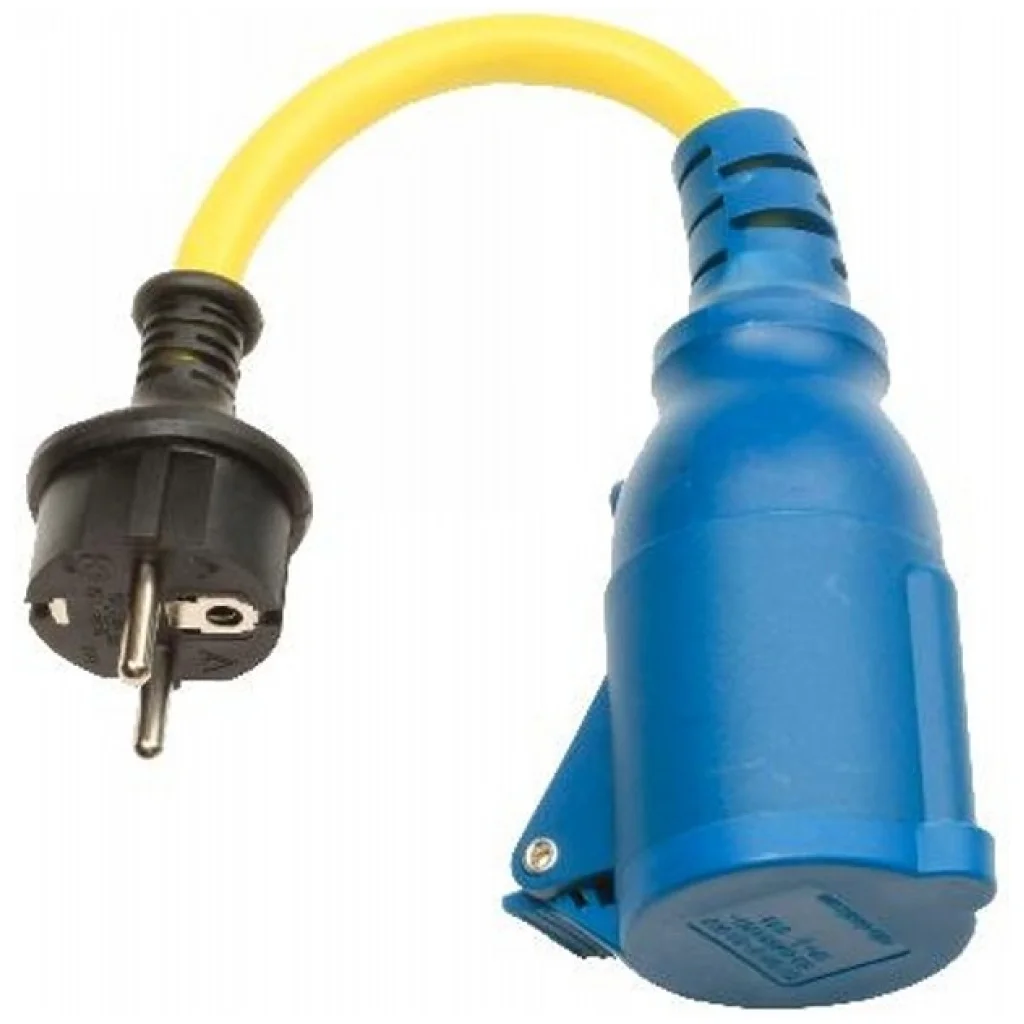 Verloopstekker 16A/250V Schuko/CEE