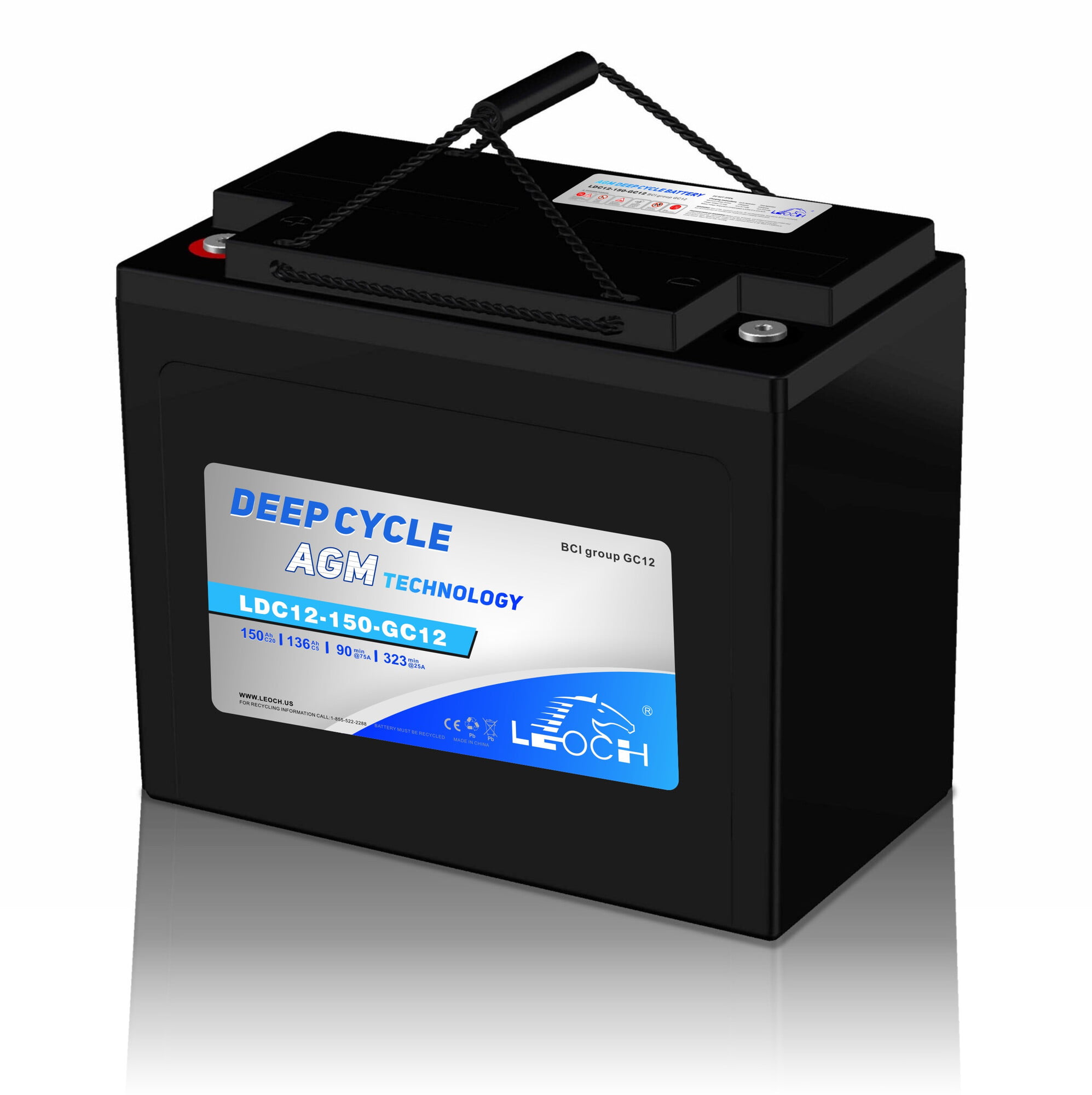 Accu AGM Leoch LDC12-150-GC12 (12V/150Ah)