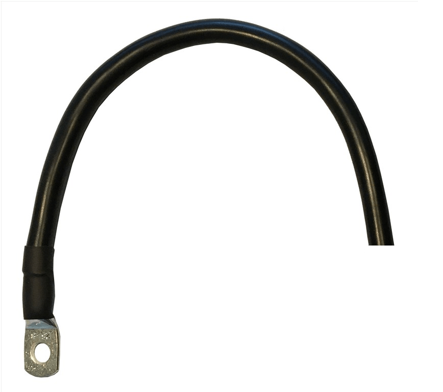 Accukabel verloop Zwart6mm² 150cm M8