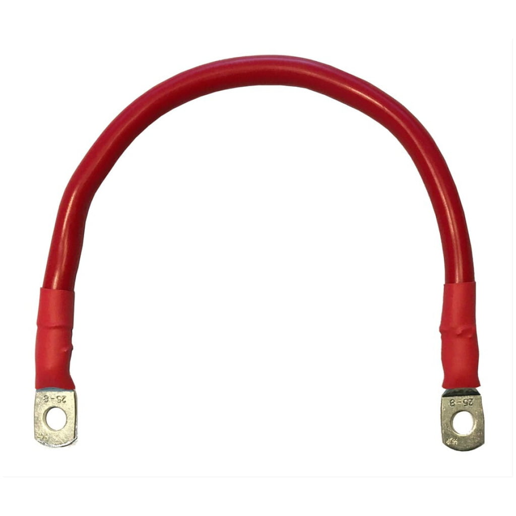 Accukabel verloop rood 35mm² 30cm M6-M8