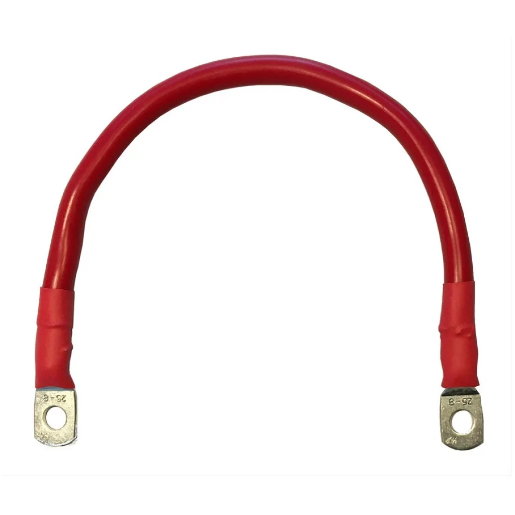 Accukabel verloop rood 50mm² 50cm M8-M8