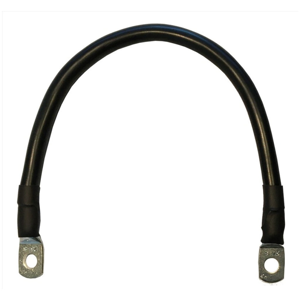 Accukabel verloop zwart 95mm² 30cm M8-M8
