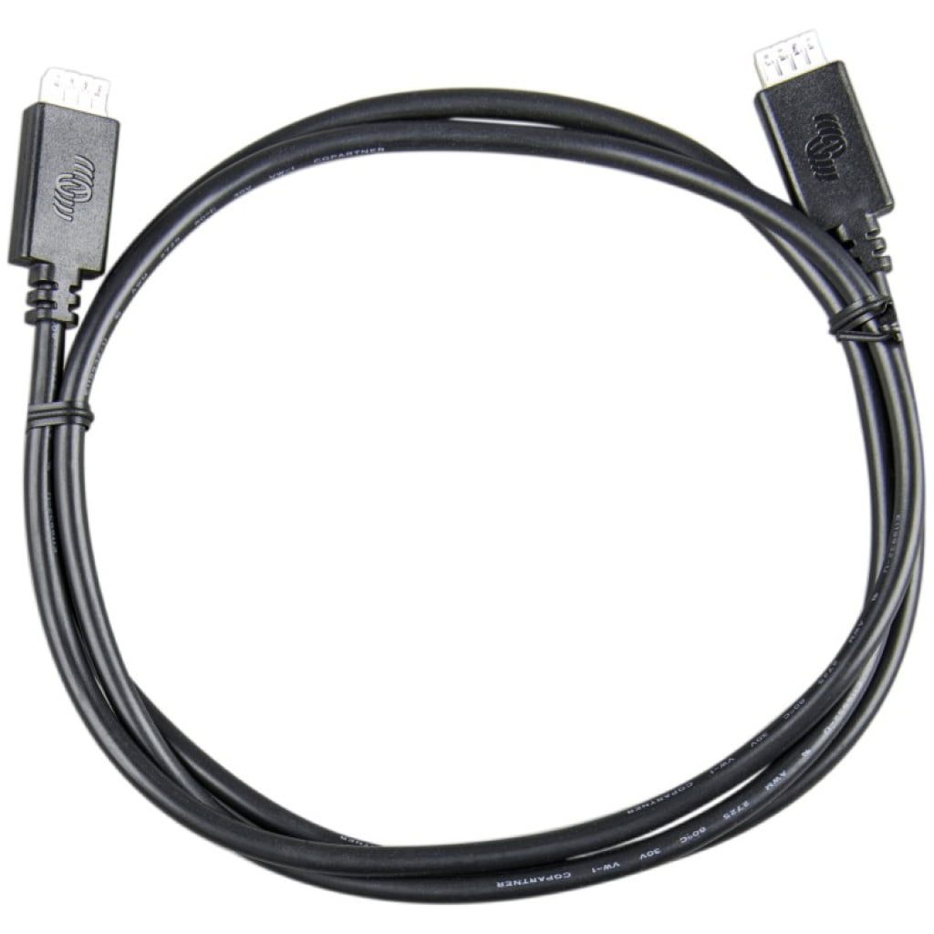 Victron VE.Direct kabel 5m (één zijde 90°)