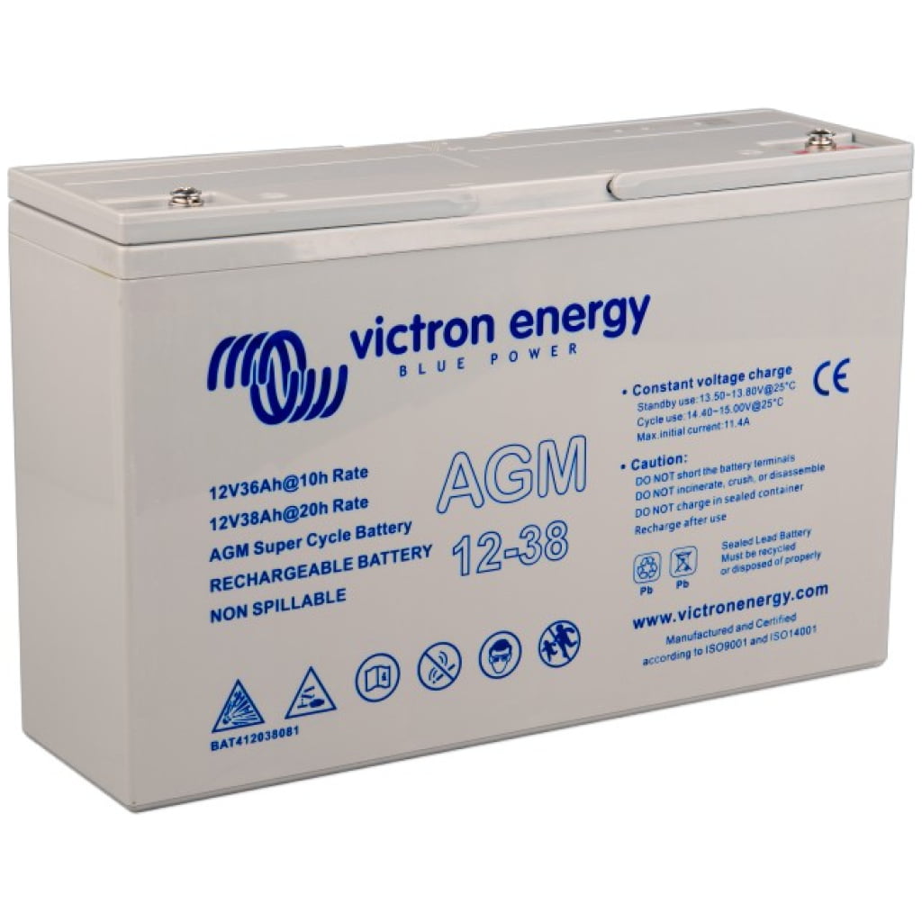 Victron accu AGM Super cycle 12V/38Ah (M5)