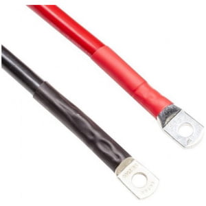 Kabelset 25mm² 1,5 mtr rood en zwart M8